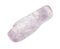 polished kunzite (spodumene) gem stone on white