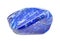 polished Lapis lazuli (Lazurite) gemstone isolated