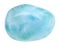 Polished Larimar gem blue pectolite