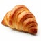 Polished Metamorphosis: A Photo Realistic Croissant On Isolated White Background