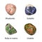 Polished minerals