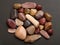 Polished pebbles from the Gaspesie