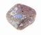 polished porphyrite (porphyry) gem stone on white