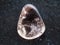 polished smoky quartz gemstone on dark