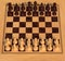 Polished Wood Chess Set