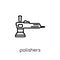 Polishers icon. Trendy modern flat linear vector Polishers icon