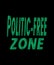 Politic-free zone concept graphic