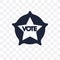 Political american elections publicity badge transparent icon. P