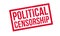 Political Censorship rubber stamp