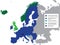 Political Map of European Economic Area EEA