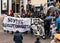 Political march during a French Nationwide day against Macrow la