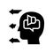 political philosophy glyph icon vector illustration