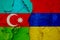 Political relations between Armenia and Azerbaijan flags