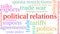 Political Relations Word Cloud