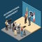 Politicians Isometric Illustration