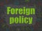 Politics concept: Foreign Policy on wall background