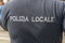 Polizia locale territorial police force in Italy sign on t-shirt.