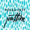 Polka dot color pencil pattern