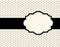 Polka dot design with frame