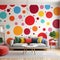 Polka-Dot Pop Wallpaper Design