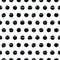 Polka dot seamless pattern. Vector grunge texture with circles