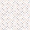 Polka-Dot seamless vector pattern. Elegant regular geometric pattern with tiled small circles and semicircles.