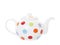 Polka Dot Teapot with Clipping Path