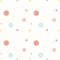 Polka Seamless Pattern. Simple Delicate Spot Pattern.