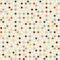 Polka Seamless Pattern. Simple Delicate Spot Pattern.