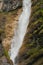 Pollatschlucht Pollat waterfall near Neuschwnstein castle in Bavarian Alpine forest