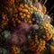 Pollen, allergic substance, extreme close-up, very detailed AI generative