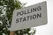 Polling Station Sign, UK General Election