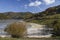 The polluted lake geamana,apuseni mountains-romania