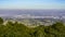 Pollution over Suisun Bay as seen from Briones Regional Park, Contra Costa county, San Francisco east bay, California