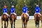 Polo Players Ponies Parade Blue
