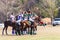 Polo Riders Horses Parade