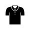 Polo shirt icon for clothes with fashionable looks using collars