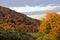 Polonina Carynska hill and Prowcza Valley in Bieszczady Mountains in South East Poland.