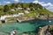 POLPERRO, CORNWALL, UK: The entrance of Polperro fishing port