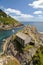 POLPERRO, CORNWALL, UK: The entrance of Polperro fishing port