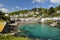 POLPERRO, CORNWALL, UK: The entrance of Polperro fishing port