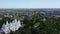 Poltava city beautiful landscape Ukraine aerial view.