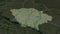 Poltava, Ukraine - highlighted with capital. Satellite