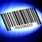 Poltergeist - barcode with futuristic blue background