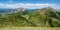 Poludnovy grun, Maly Rozsutec, Velky Rozsutec and Stoh hill in Mala Fatra mountains in Slovakia