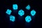 poly dice glow in the dark