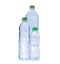 Polycarbonate plastic bottles of water