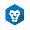 Polygon lion logo design