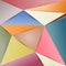 Polygon paper abstract background color.