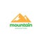 Polygon triangle mountain colorful logo design vector graphic symbol icon illustration creative idea